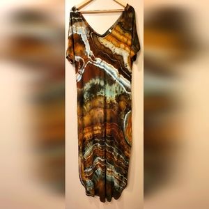 Earthy Tie Dye Maxi by Katya Moon Dyes - XL